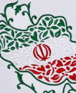 قاب گلدوزی ایران زمین - Image 4